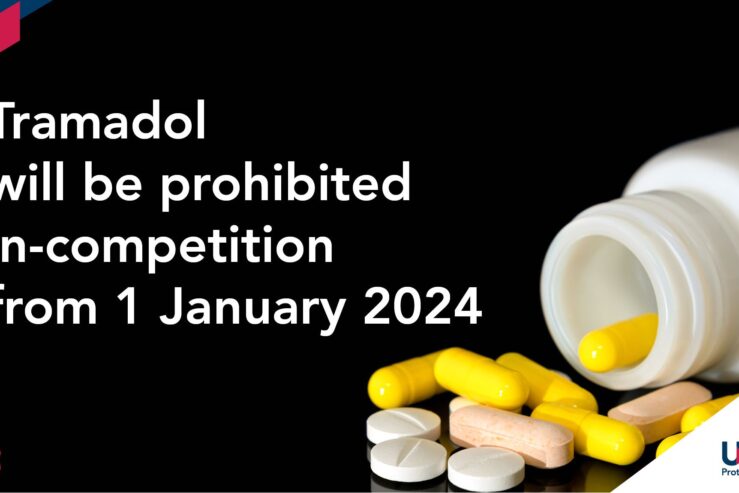 Image shows tramadol which will be banned in-competition from 1 January 2024